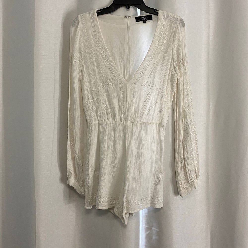 LULUS WHITE ROMPER